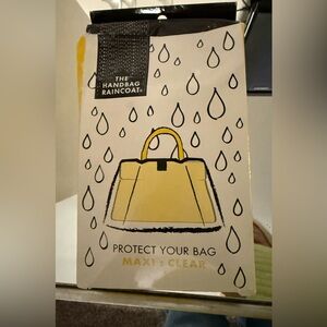 The Handbag Raincoat - Size: Maxi - Color: Clear - NWT - Still In Packaging